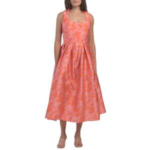 SHOSHANNA Coral Made In Usa Salma Dress